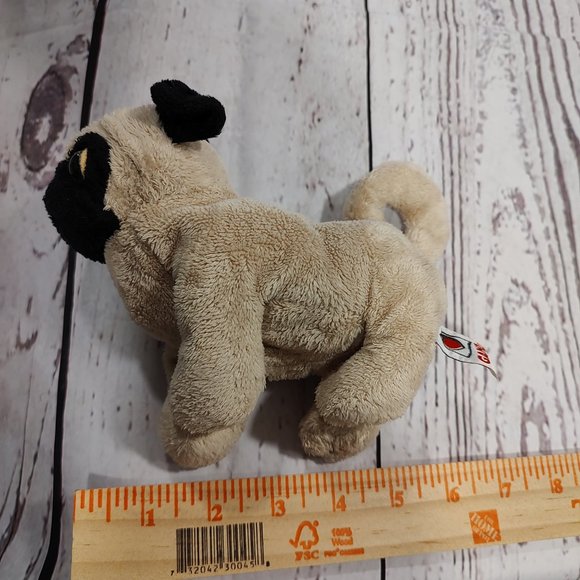 Ganz Webkinz Lil Kinz Pug Plush 6" Stuffed Animal Dog Toy No Code - Picture 6 of 6
